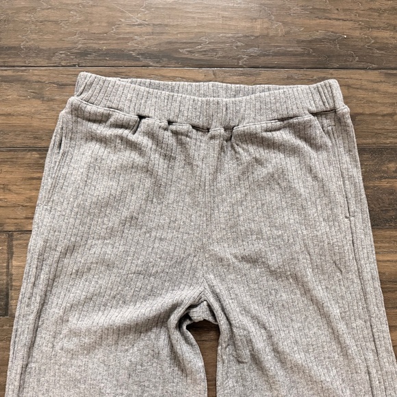 JOHNNY WAS Calme Cozy Ribbed Gray Lounge Ankle Pant Sz M NWT $190!! - Picture 2 of 4